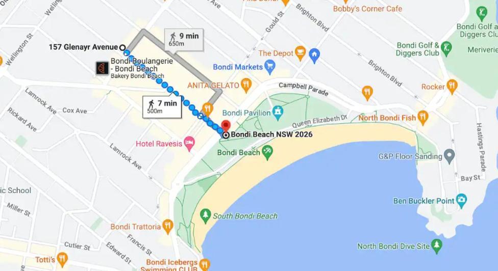 悉尼In The Heart Of Bondi, Stroll To The Beach公寓 外观 照片